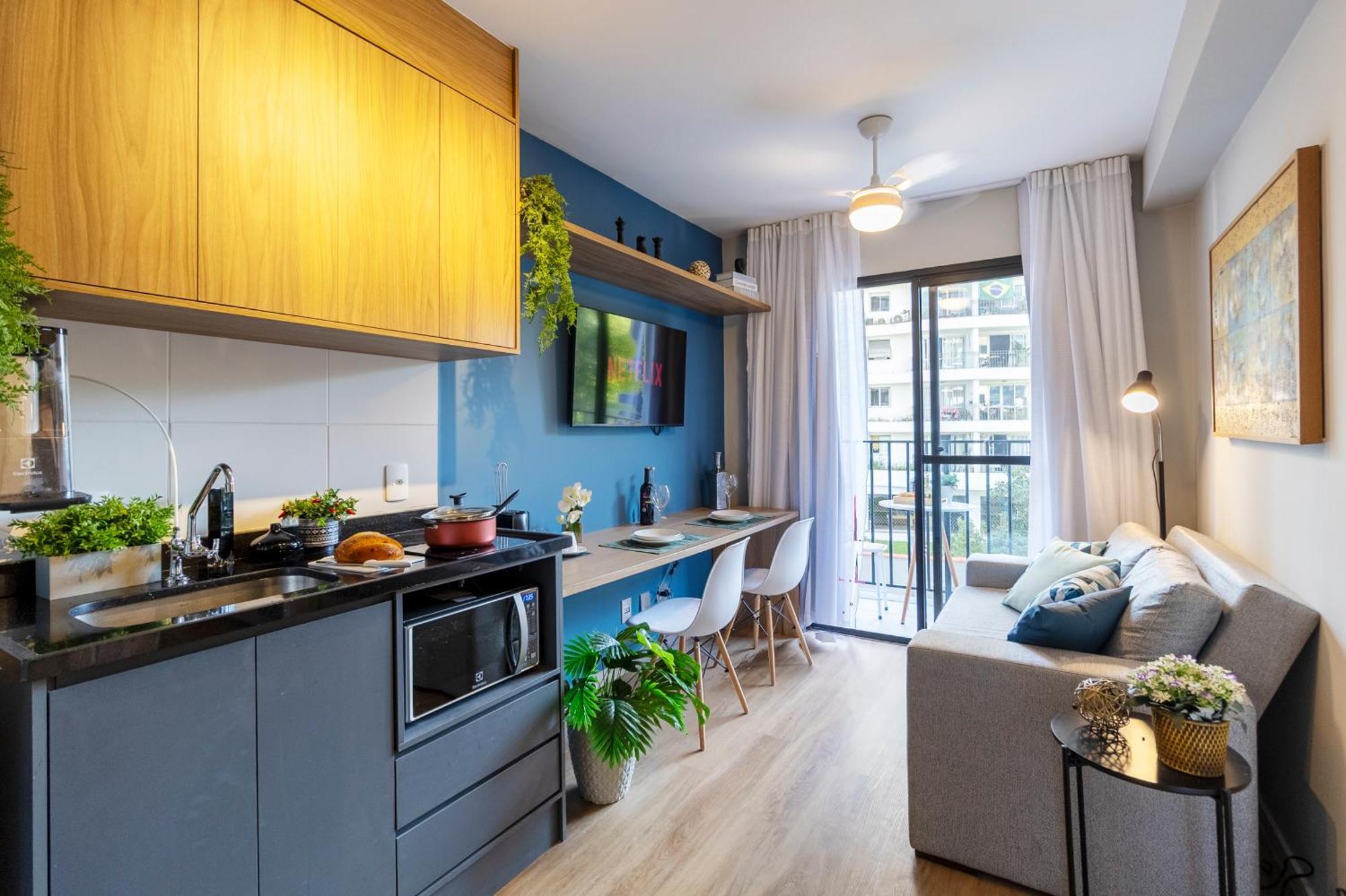 Apartamento Piscina, Ac, Academia, Pinheiros| Brazilian Corner *